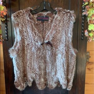 Knitted Rabbit Fur Vest